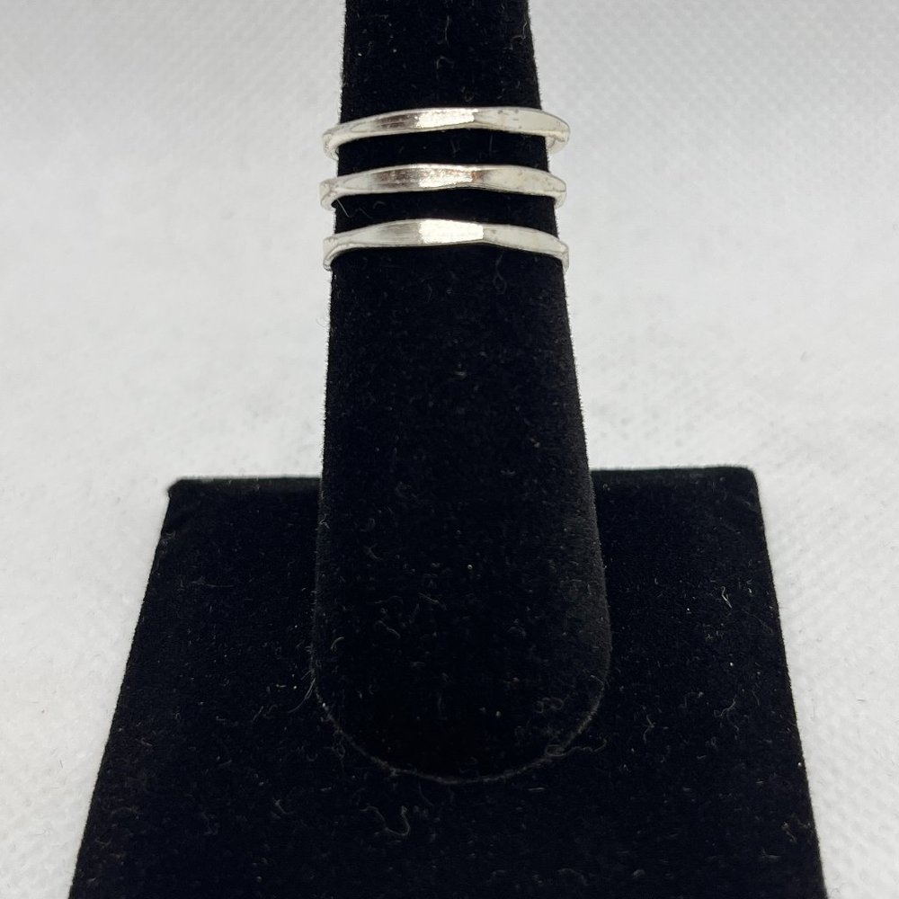 Silver Triple Band Ring